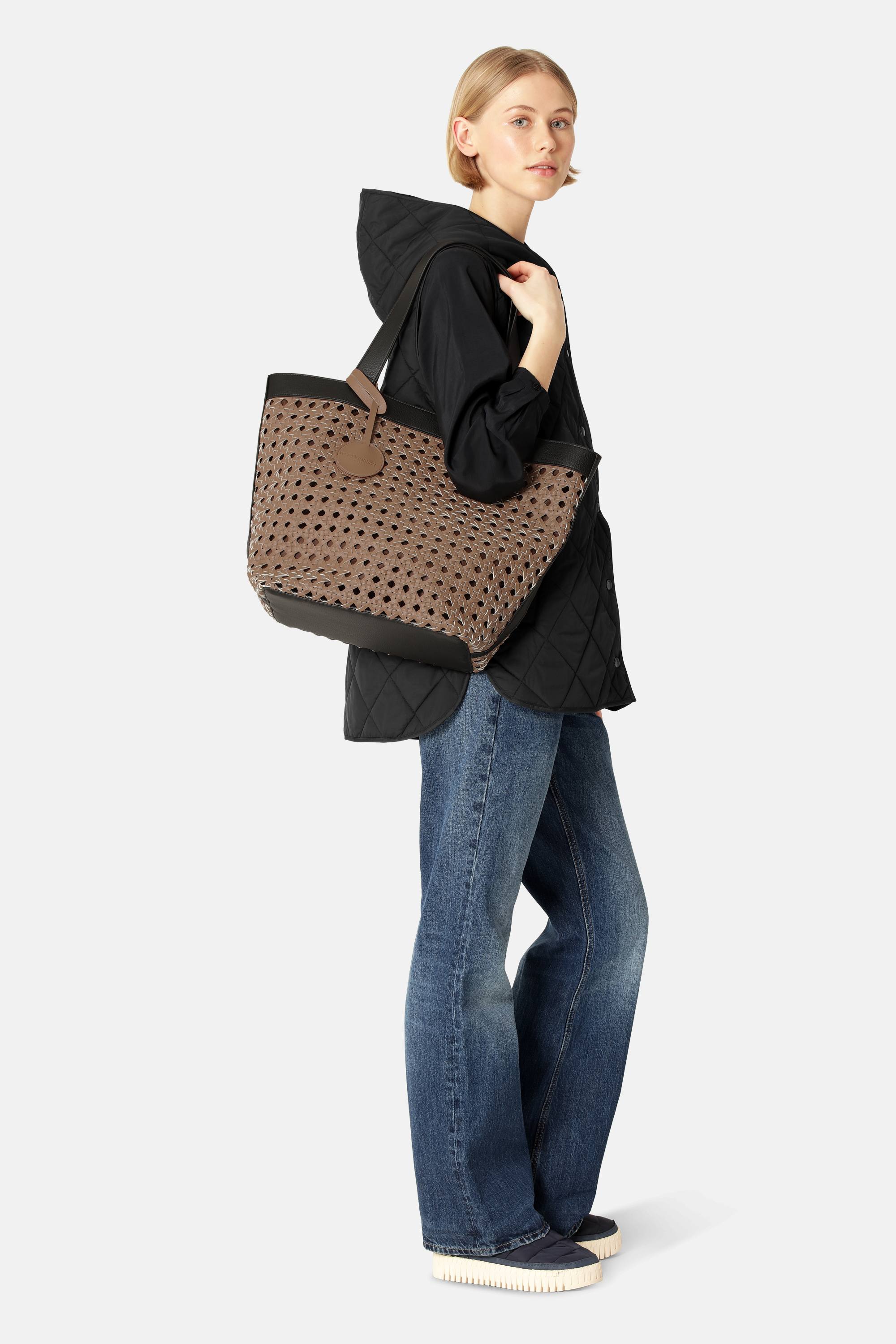 Strandtaske - Mocca Black
